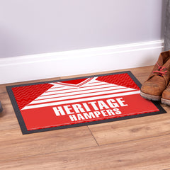 Middlesbrough - 1990 Home Shirt - Personalised Retro Door Mat - 60cm x 40cm
