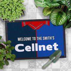 Middlesbrough - 1997 Away Shirt - Personalised Retro Door Mat - 60cm x 40cm