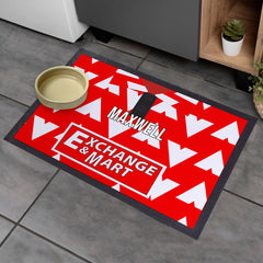 Bournemouth - 1993 Home Shirt - Personalised Retro Door Mat - 60cm x 40cm