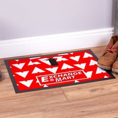 Bournemouth - 1993 Home Shirt - Personalised Retro Door Mat - 60cm x 40cm