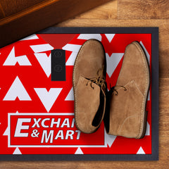 Bournemouth - 1993 Home Shirt - Personalised Retro Door Mat - 60cm x 40cm