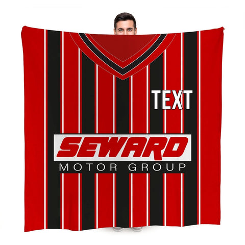 Bournemouth - 2001 Home - Personalised Retro Fleece Blanket 150cm X 150cm