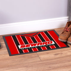 Bournemouth - 2001 Home Shirt - Personalised Retro Door Mat - 60cm x 40cm