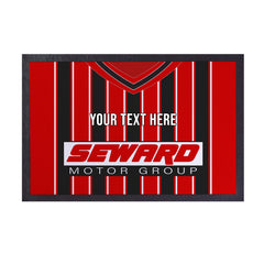 Bournemouth - 2001 Home Shirt - Personalised Retro Door Mat - 60cm x 40cm
