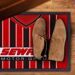 Bournemouth - 2001 Home Shirt - Personalised Retro Door Mat - 60cm x 40cm