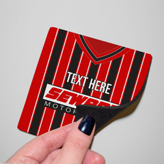 Bournemouth 2001 Home Shirt - Personalised Drink Coaster - Square Or Circle