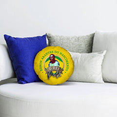 Brazil Pele  - Legend Collection - Circle Cushion 14inch