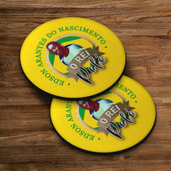 Brazil Pele - Coaster - Circle or Square