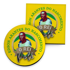 Brazil Pele - Coaster - Circle or Square