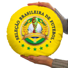 Brazil World Cup - Legend Collection - Circle Cushion 14inch