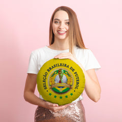Brazil World Cup - Legend Collection - Circle Cushion 14inch