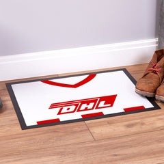 Brentford 1983 Home Shirt - Personalised Retro Door Mat - 60cm x 40cm