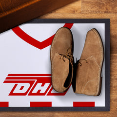Brentford 1983 Home Shirt - Personalised Retro Door Mat - 60cm x 40cm