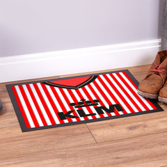 Brentford 1989 Home Shirt - Personalised Retro Door Mat - 60cm x 40cm