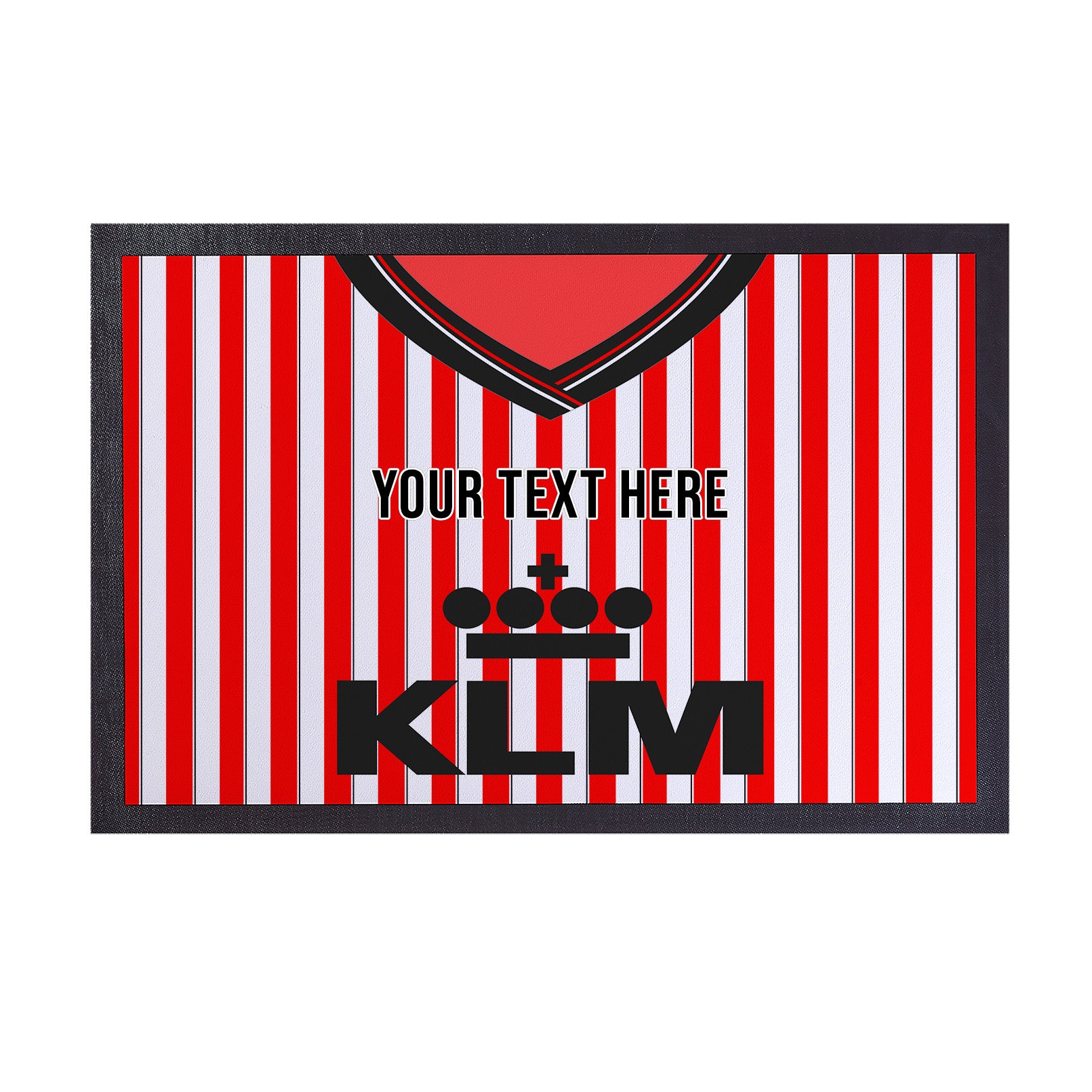 Brentford 1989 Home Shirt - Personalised Retro Door Mat - 60cm x 40cm