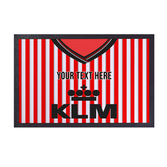 Brentford 1989 Home Shirt - Personalised Retro Door Mat - 60cm x 40cm
