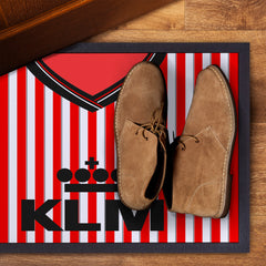 Brentford 1989 Home Shirt - Personalised Retro Door Mat - 60cm x 40cm