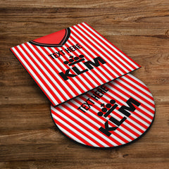 Brentford 1989 Home Shirt - Personalised Drink Coaster - Square Or Circle