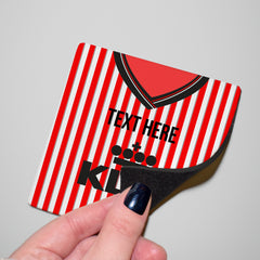 Brentford 1989 Home Shirt - Personalised Drink Coaster - Square Or Circle