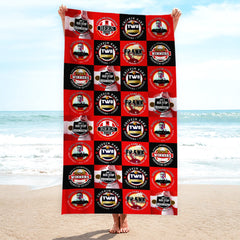 Brentford - Football Legends - Microfibre Beach Towel - 150cm x 75cm