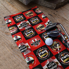 Brentford - Football Legends - Retro Lightweight, Microfibre Golf Towel