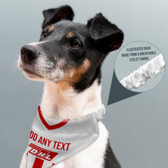 Brentford 1983 Home Shirt - Personalised Pet Bandana - 4 Sizes