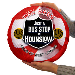 Brentford  Bus Stop - Football Legends - Circle Cushion 14inch
