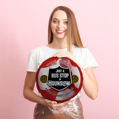 Brentford  Bus Stop - Football Legends - Circle Cushion 14inch