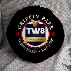 Brentford  Griffin Park - Football Legends - Circle Cushion 14inch