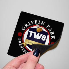 Brentford  Griffin Park - Football Coaster - Square Or Circle