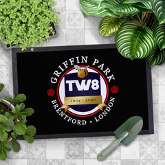 Brentford  Griffin Park  - Football Legends - Door Mat -60cm X 40cm