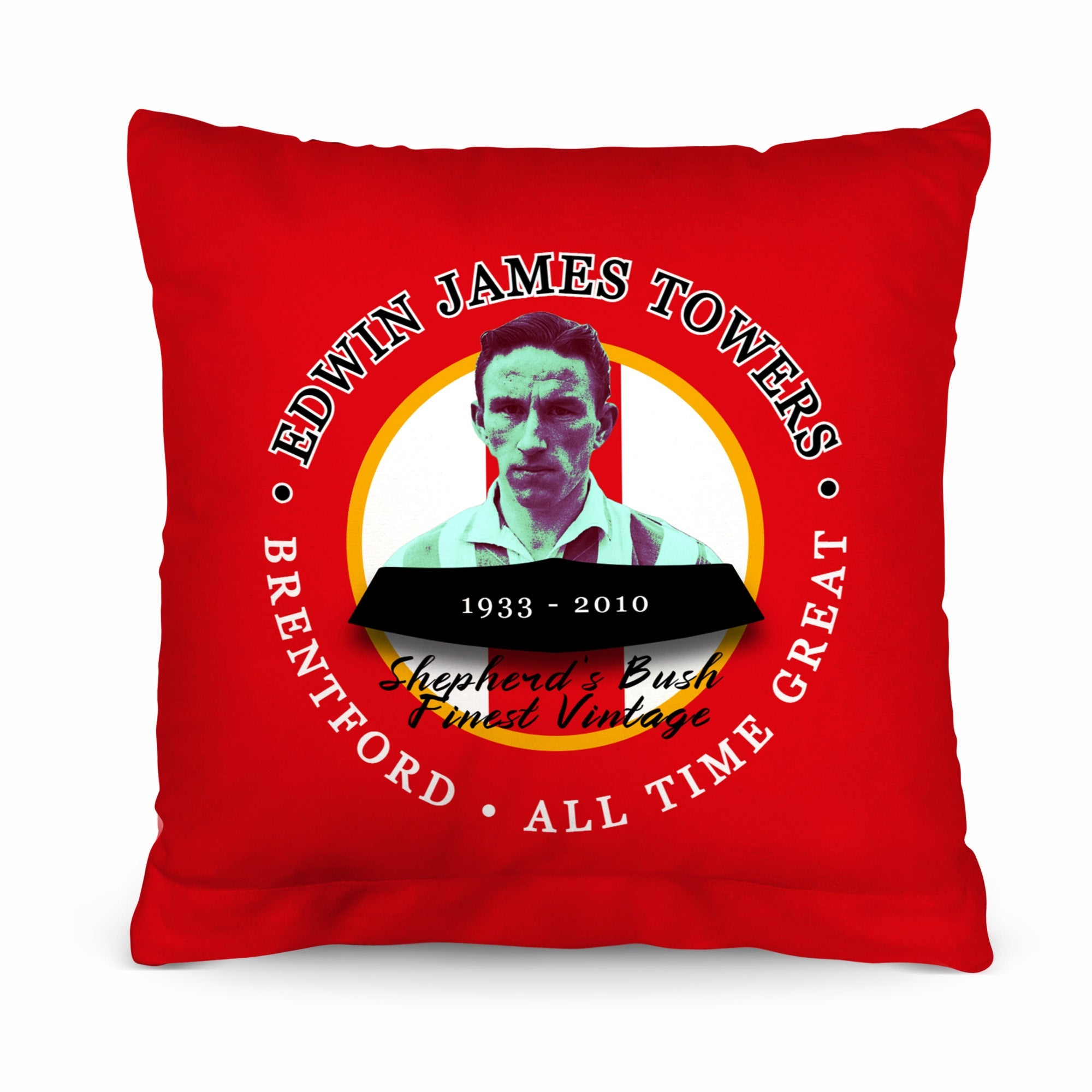 Brentford  Jim Towers - Football Legends - Cushion 10inch