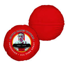 Brentford  Jim Towers - Football Legends - Circle Cushion 14inch