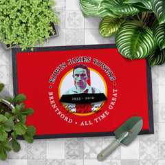 Brentford  Jim Towers  - Football Legends - Door Mat -60cm X 40cm
