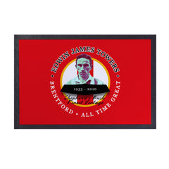 Brentford  Jim Towers  - Football Legends - Door Mat -60cm X 40cm