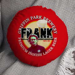 Brentford  Thomas Frank - Football Legends - Circle Cushion 14inch