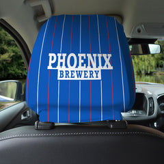 Brighton 1983 Home - Retro Football Shirt - Pack of 2 - Car Seat Headrest Covers