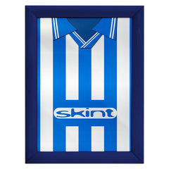 Personalised Brighton-1999 Home Shirt - A4 Metal Sign Plaque