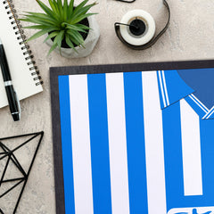 Brighton 1999 Home Shirt - Personalised Retro Door Mat - 60cm x 40cm