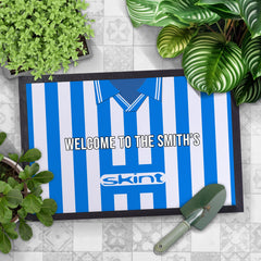 Brighton 1999 Home Shirt - Personalised Retro Door Mat - 60cm x 40cm