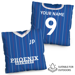 Brighton & Hove - 1983 Home Shirt - 45cm or 61cm Retro Showerproof Outdoor Cushion