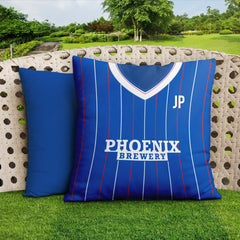 Brighton & Hove - 1983 Home Shirt - 45cm or 61cm Retro Showerproof Outdoor Cushion