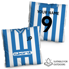 Brighton & Hove - 1999 Home Shirt - 45cm or 61cm Retro Showerproof Outdoor Cushion