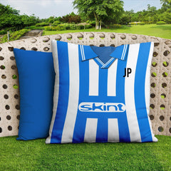 Brighton & Hove - 1999 Home Shirt - 45cm or 61cm Retro Showerproof Outdoor Cushion