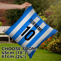 Brighton & Hove - 1999 Home Shirt - 45cm or 61cm Retro Showerproof Outdoor Cushion