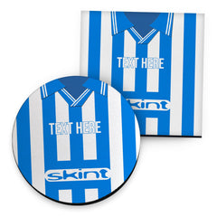 Brighton 1999 Home Shirt - Personalised Drink Coaster - Square Or Circle