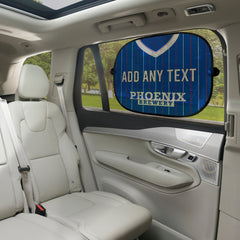 Brighton 1983 Home Shirt - Personalised Retro Football Car Sun Shade - Set of 2