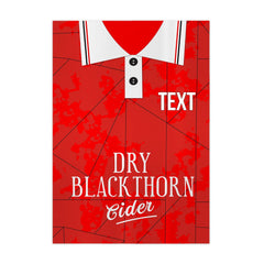 Personalised Bristol - 1993 Home Shirt - A4 Metal Sign Plaque