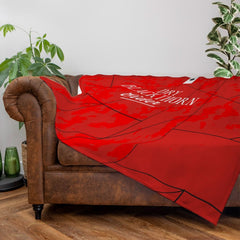 Bristol - 1993 Home Shirt - Personalised Retro Fleece Blanket