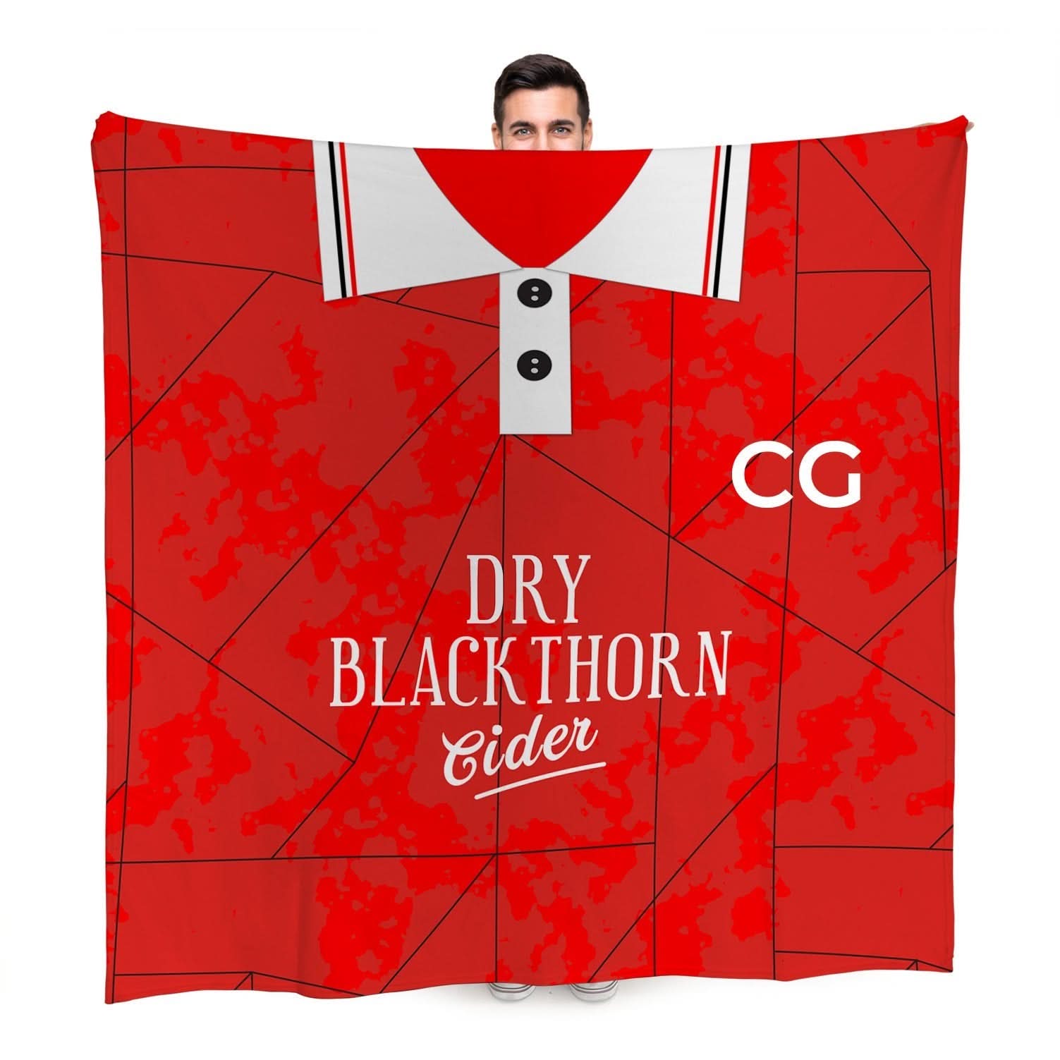 Bristol - 1993 Home Shirt - Personalised Retro Fleece Blanket